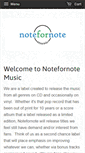 Mobile Screenshot of notefornotemusic.com